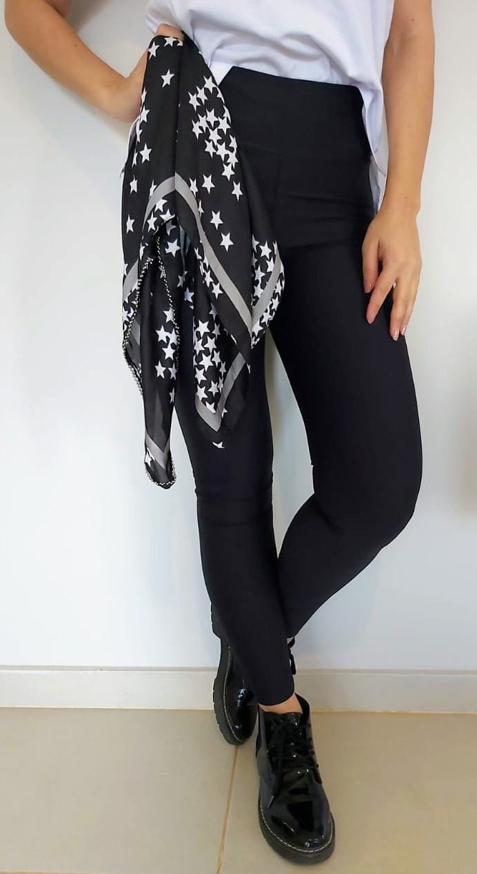 Calza Morley Negra Excelente - $1.800