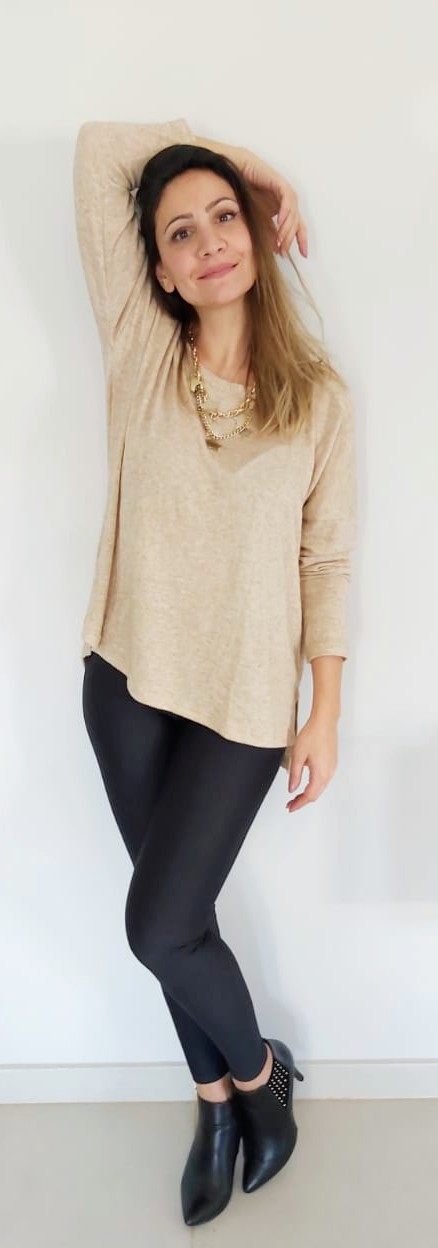 Sweater Bremer Tajos Beige - $1.800