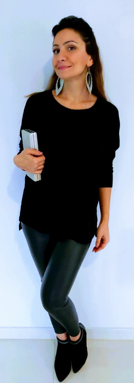 Sweater Bremer Tajos Negro - $1.800