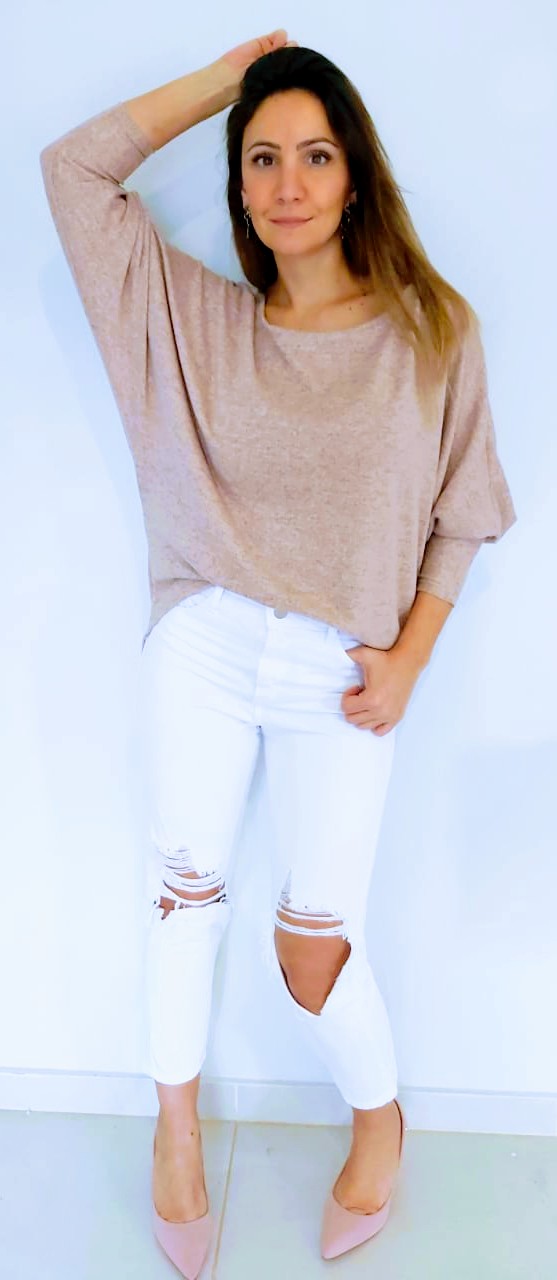 Sweater Lanilla Rosa - $1.700